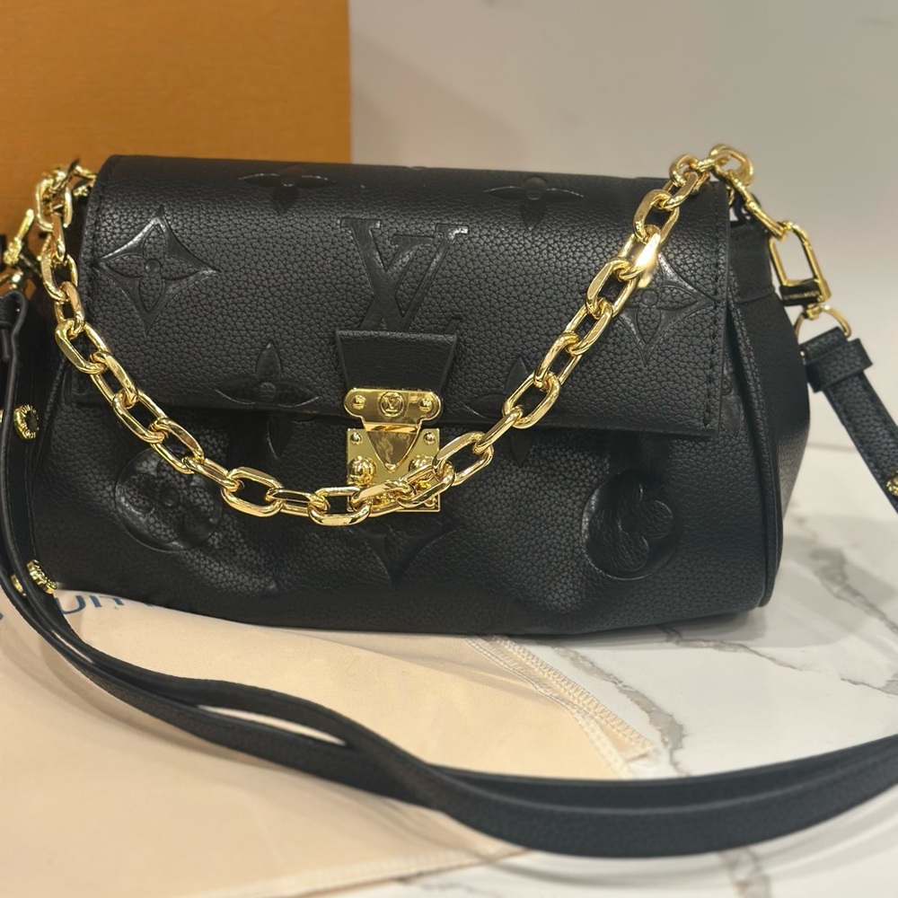 LV black Empreinte Monogram